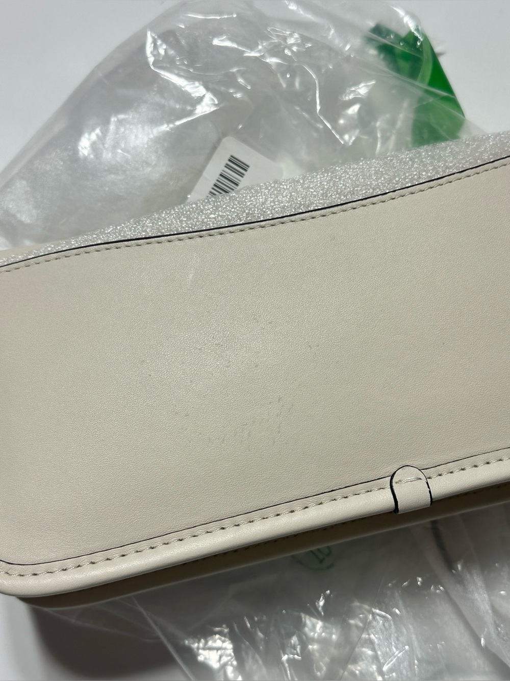 Coach Ivory Leather Crossbody Bag with Gold Chain Strap - Picture 12 of 12
